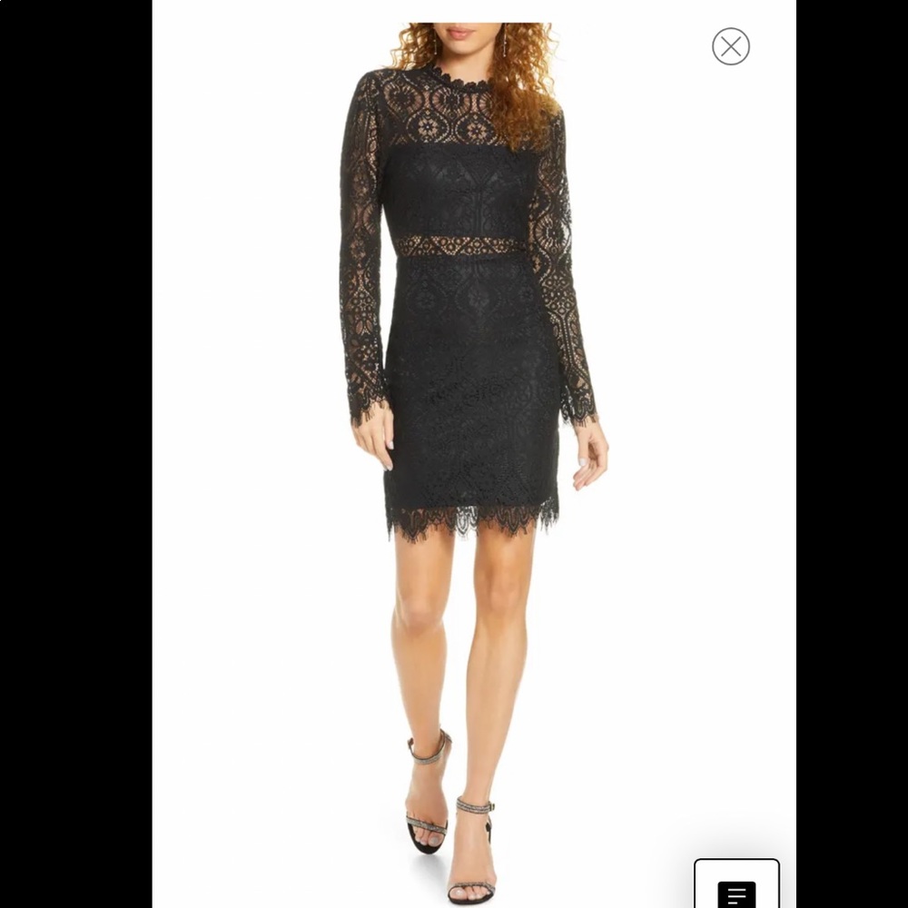 WHITE Lulu’s Appetite for Seduction Lace Dress